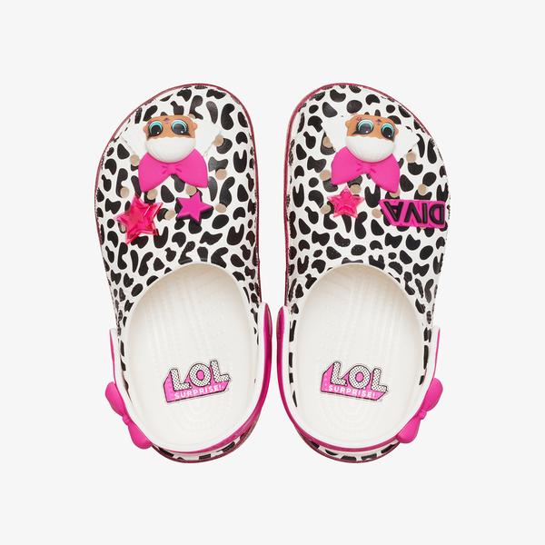 Crocs LOL Surprise Diva Cls Clg K Çocuk Beyaz Terlik
