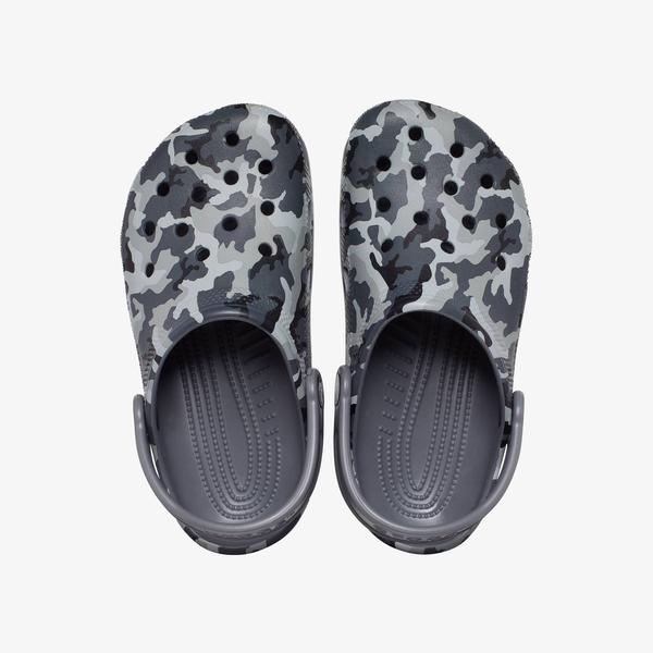 Crocs Classic Camo K Çocuk Siyah Terlik