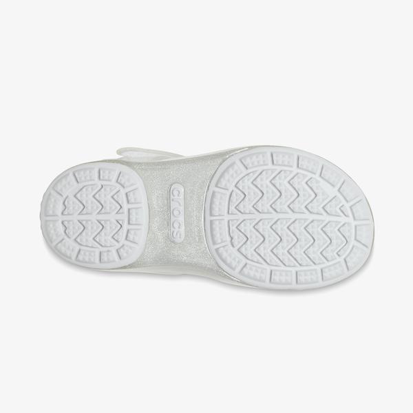 Crocs Isabella Glitter T Bebek Gri Sandalet_6