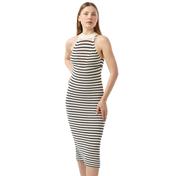 Tommy Hilfiger Crochet Midi Kadın Beyaz Elbise
