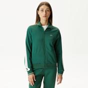 Lacoste Kadın Regular Fit Fermuarlı Yeşil Sweatshirt