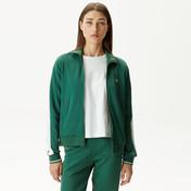 Lacoste Kadın Regular Fit Fermuarlı Yeşil Sweatshirt