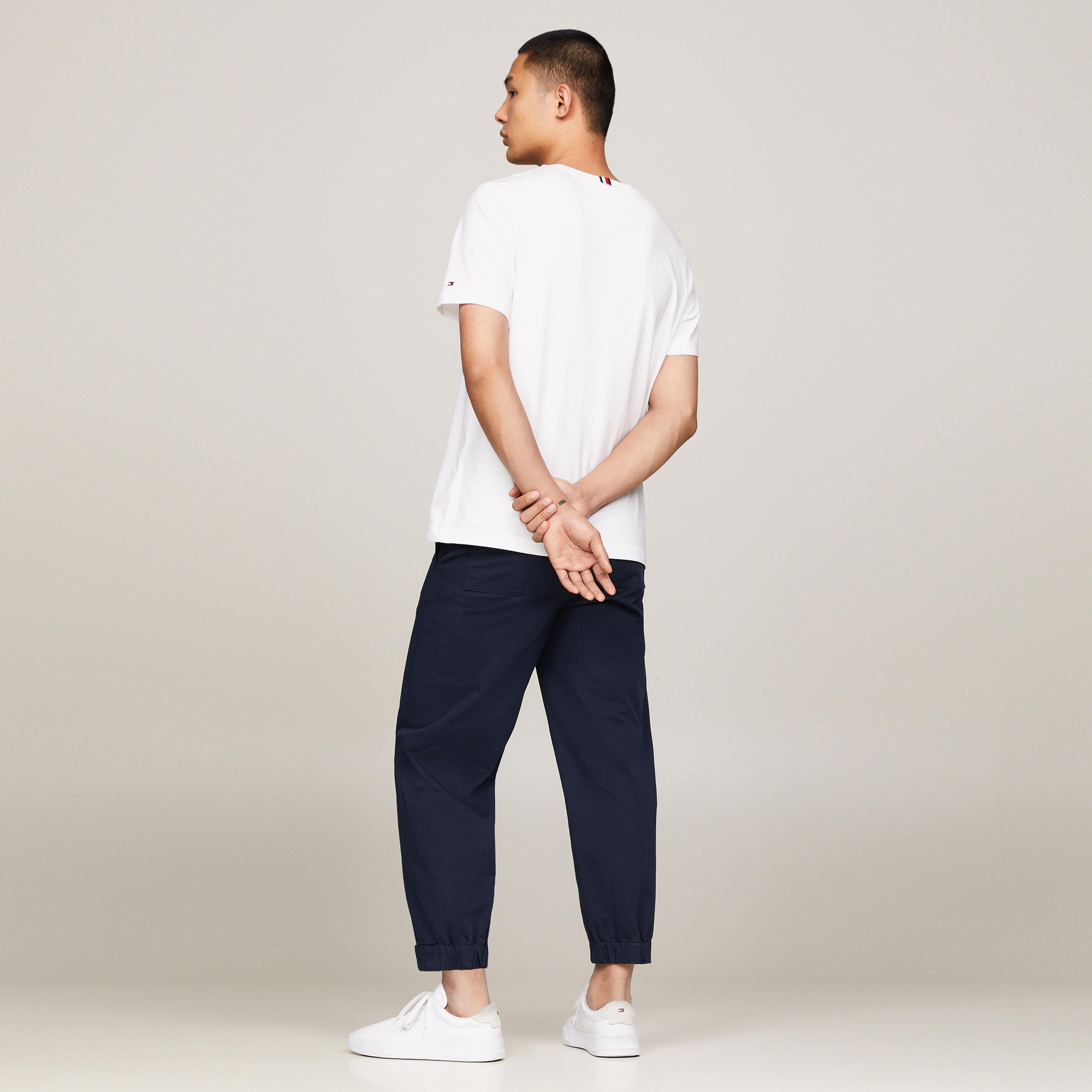 Tommy Hilfiger Coin Erkek Beyaz T-Shirt