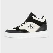 Calvin Klein Jeans Chunky Mid Cupsole Coui Leather Mix Erkek Siyah Sneaker