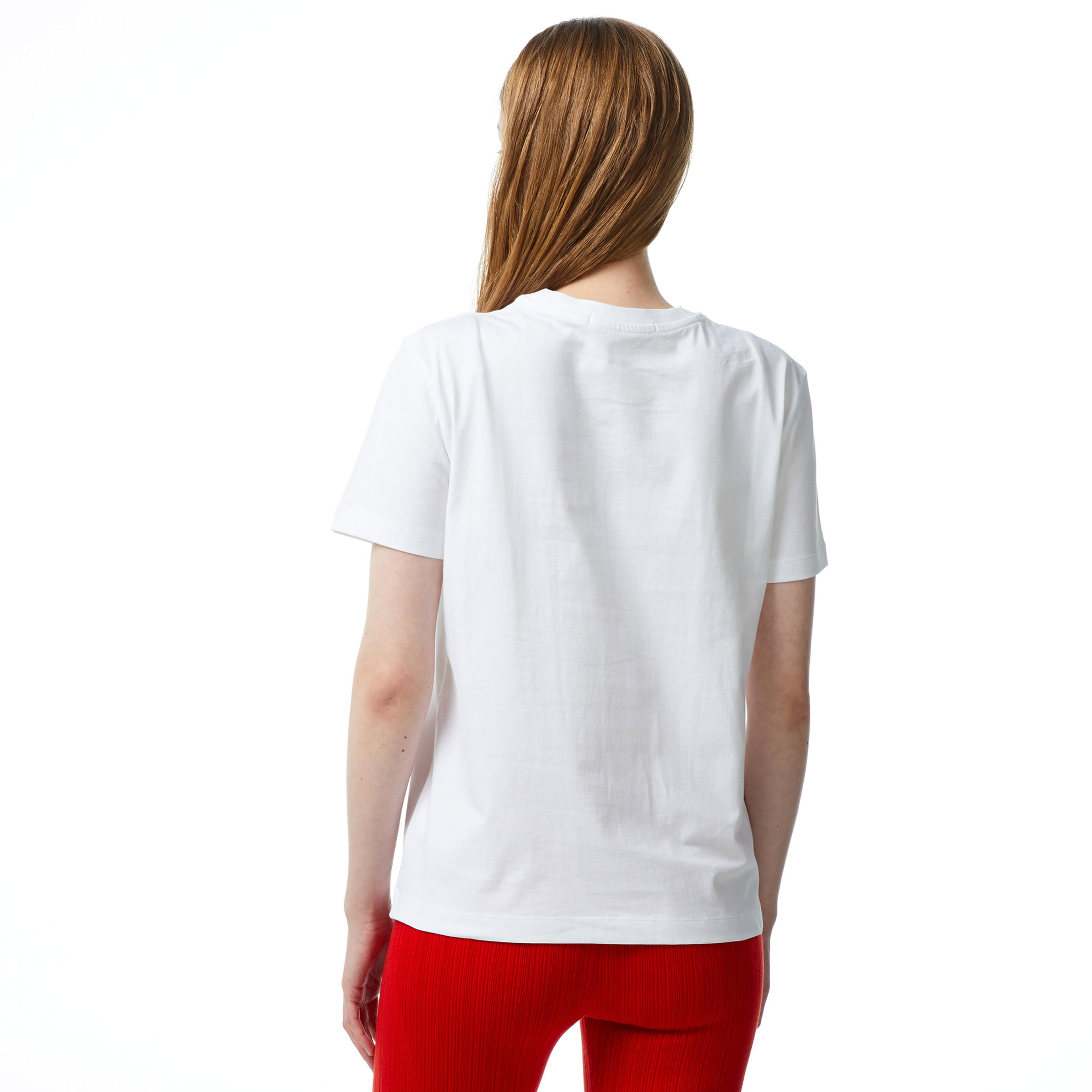 Calvin Klein Jeans Diffused Kadın Beyaz T-Shirt