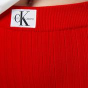 Calvin Klein Jeans Woven Label Kadın Kırmızı Şort