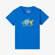 Nautica Erkek Çocuk Mavi Standart Fit T-Shirt