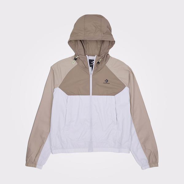 Converse Lightweight Windbreaker Kadın Kahverengi Ceket