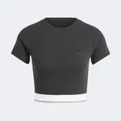 adidas Tape Waistband Kadın Siyah T-Shirt