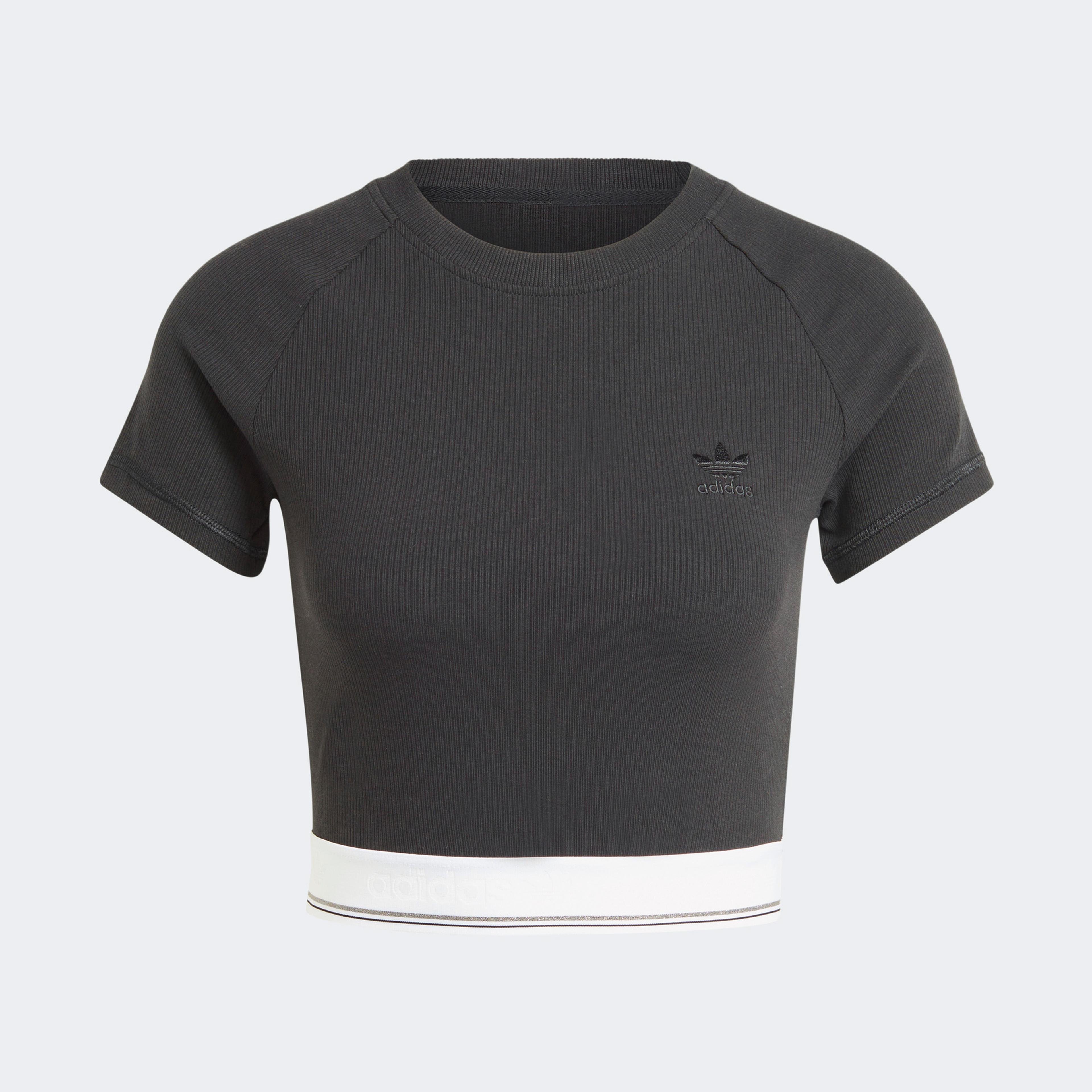 adidas Tape Waistband Kadın Siyah T-Shirt