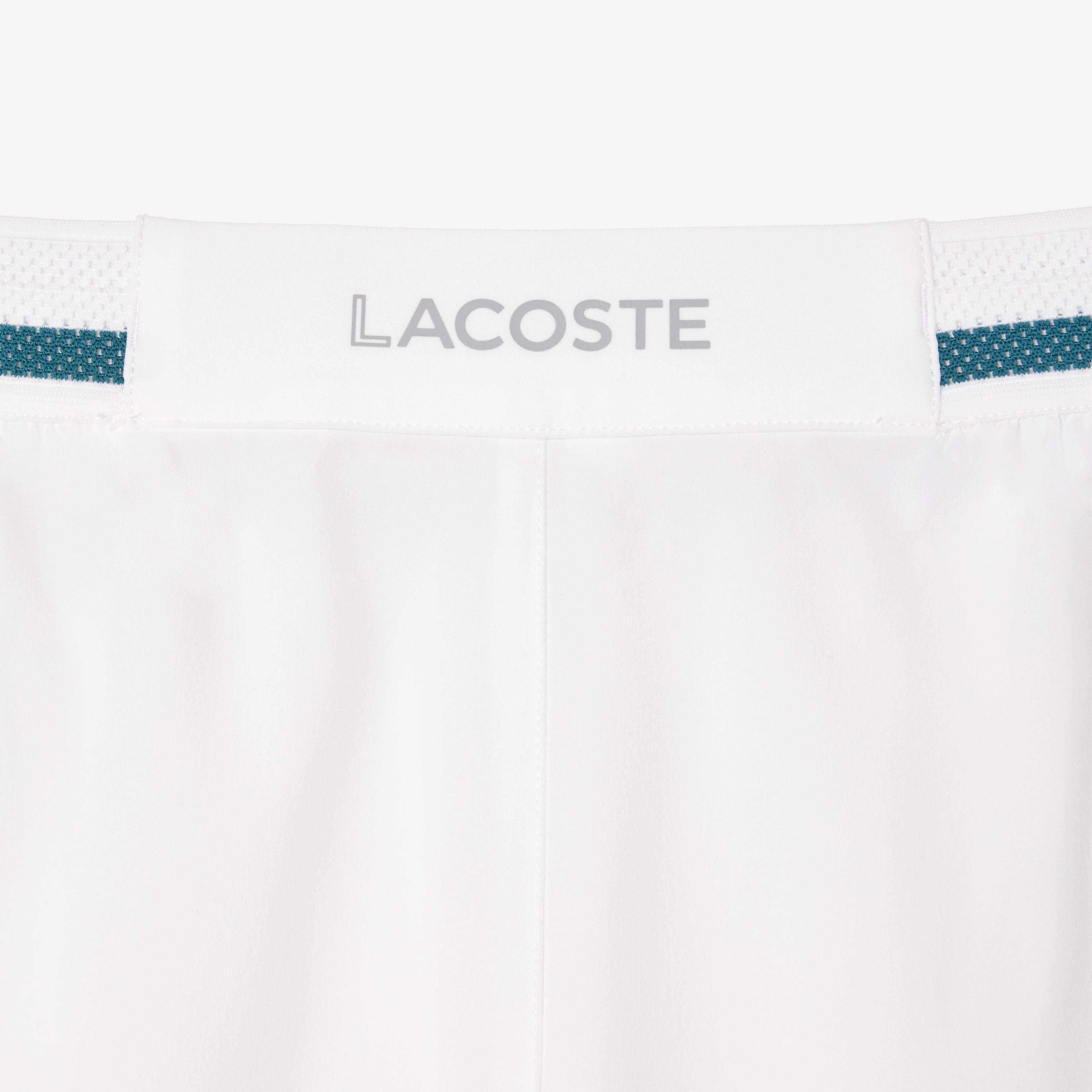 Lacoste SPORT x Novak Djokovic Erkek Beyaz Şort
