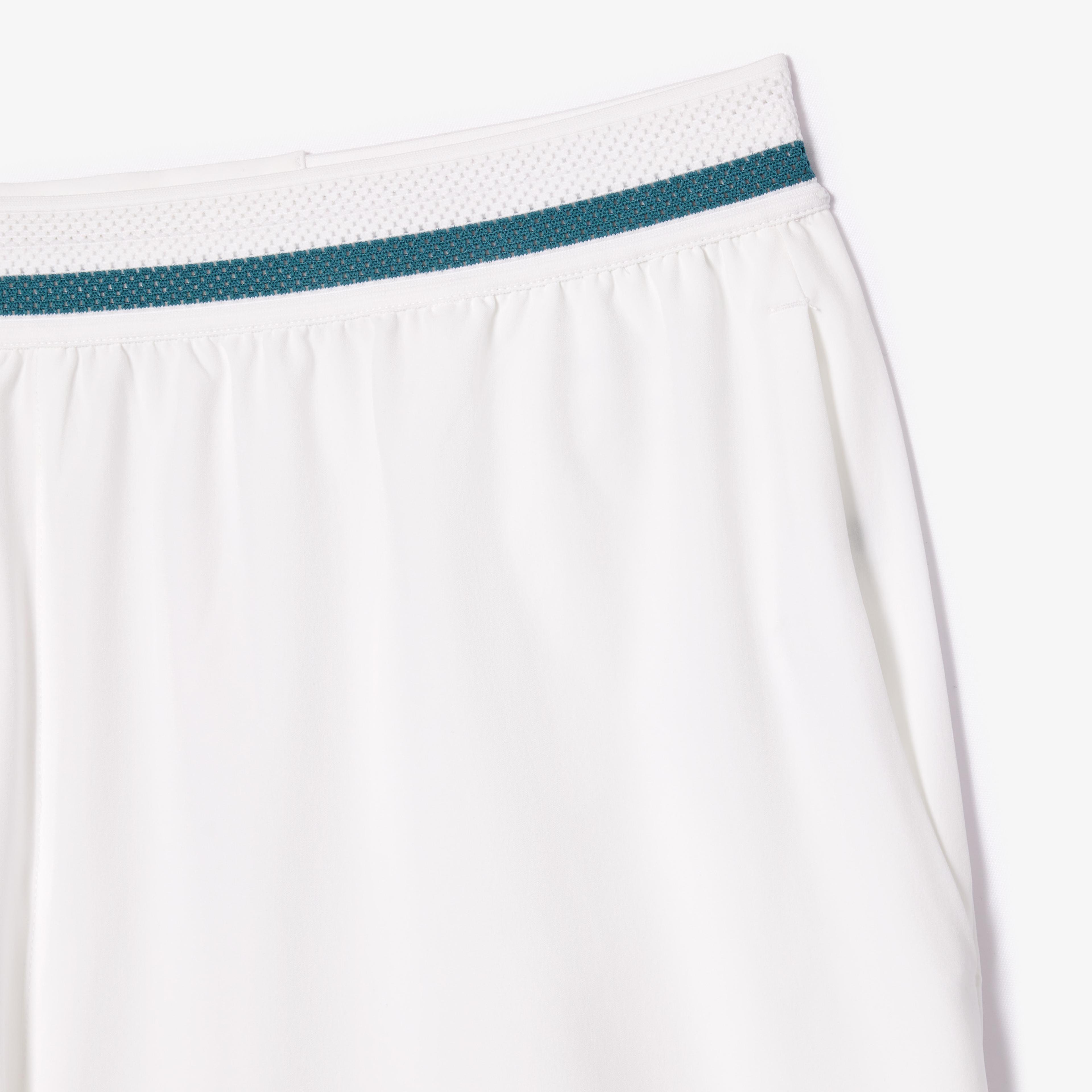 Lacoste SPORT x Novak Djokovic Erkek Beyaz Şort