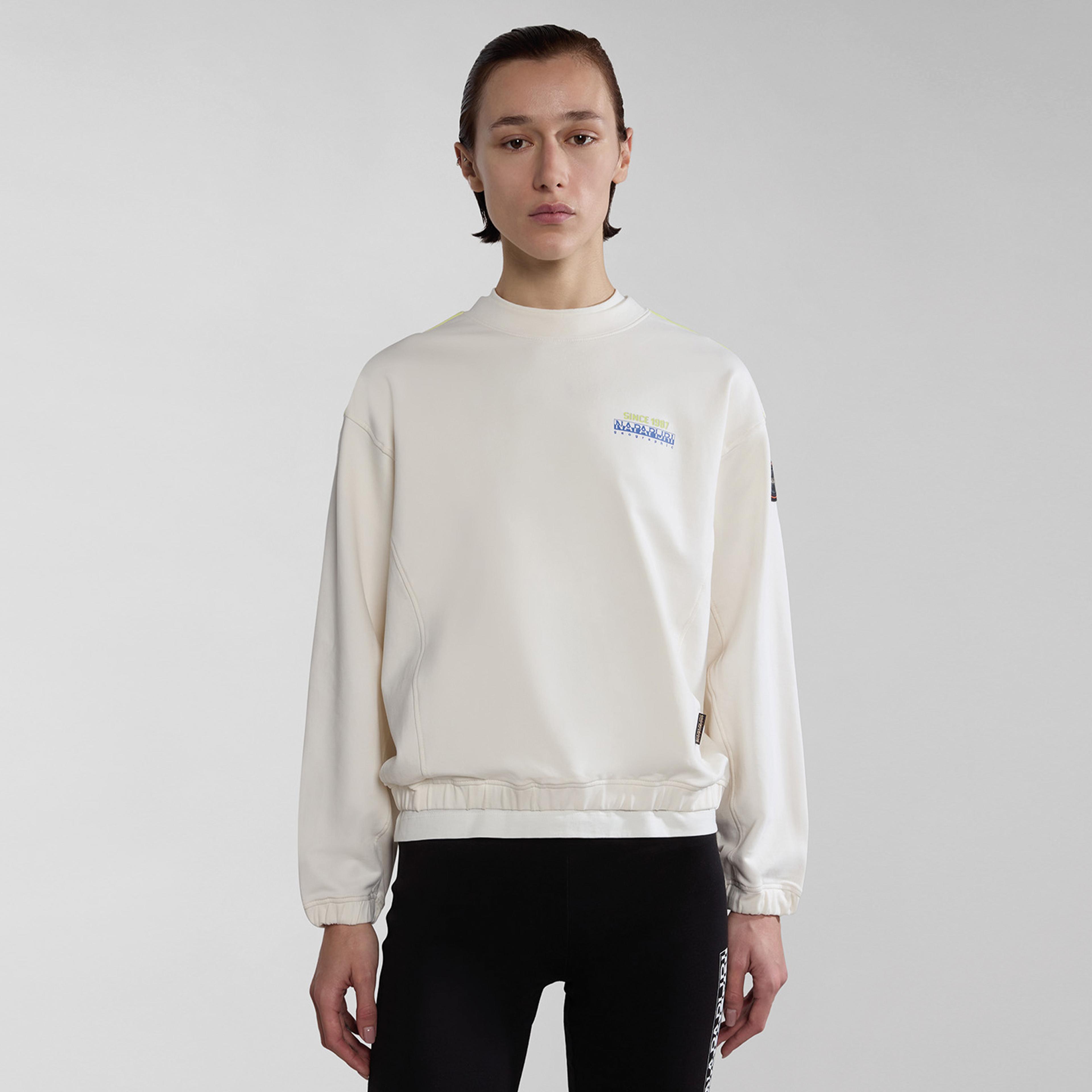 Napapijri B-Keith Kadın Beyaz Sweatshirt