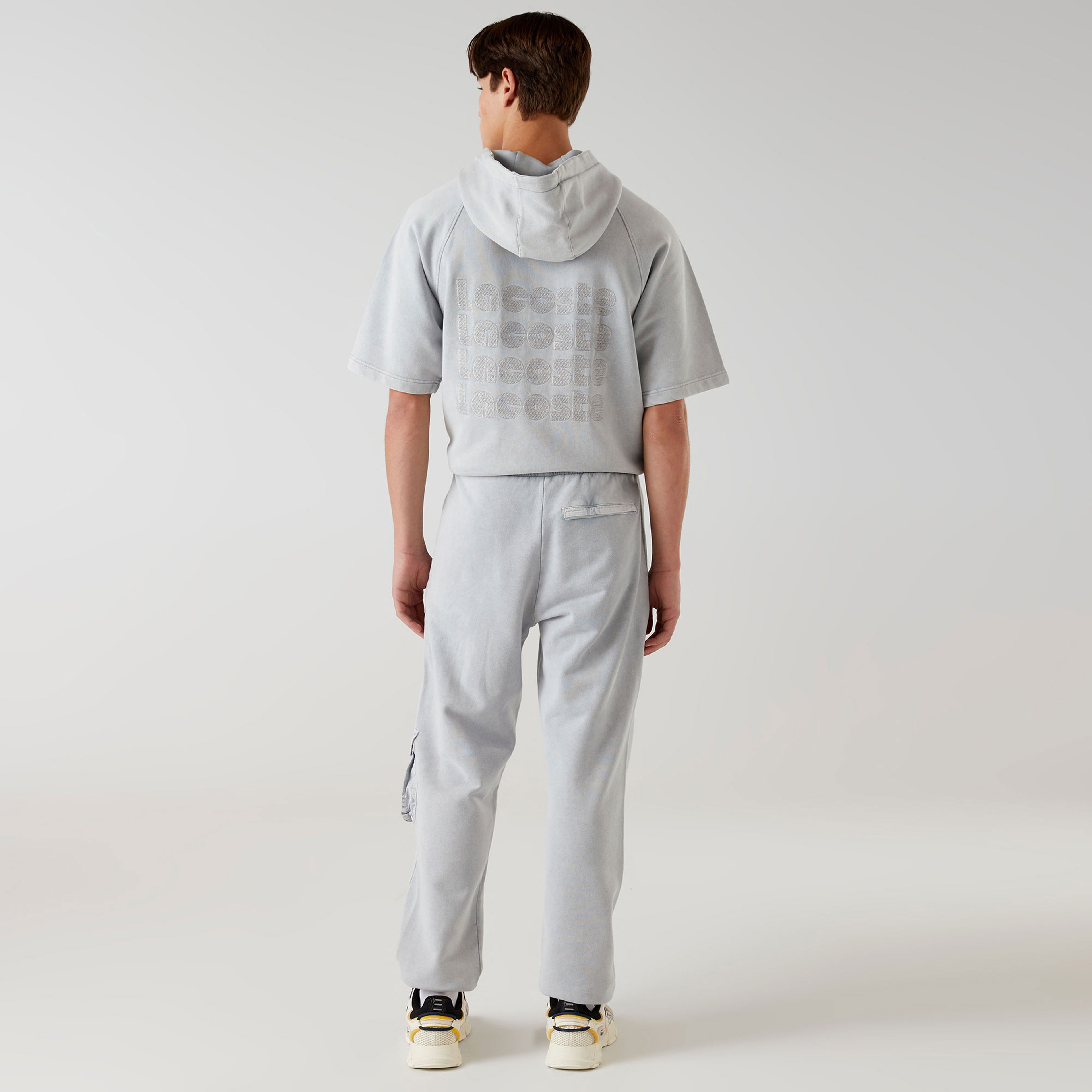 Lacoste x House of SuperStep Erkek Gri Eşofman Altı