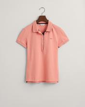 GANT Kadın Pembe Slim Fit Logolu Polo