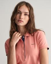 GANT Kadın Pembe Slim Fit Logolu Polo