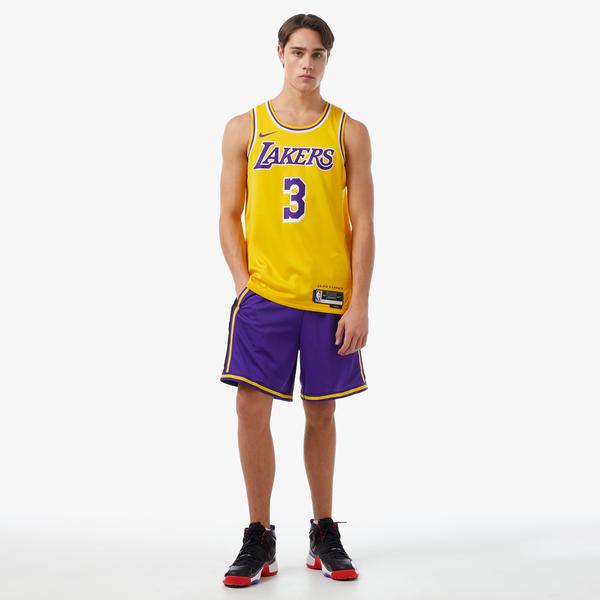 Nike Los Angeles Lakers Icon Edition Erkek Sarı Forma_2