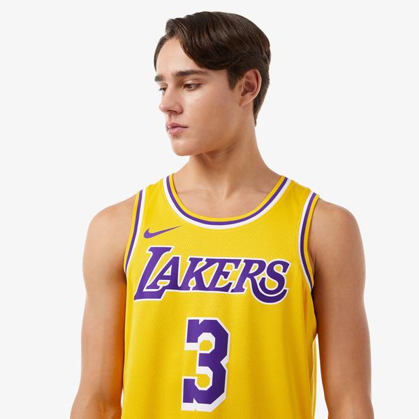 Nike Los Angeles Lakers Icon Edition Erkek Sarı Forma_3