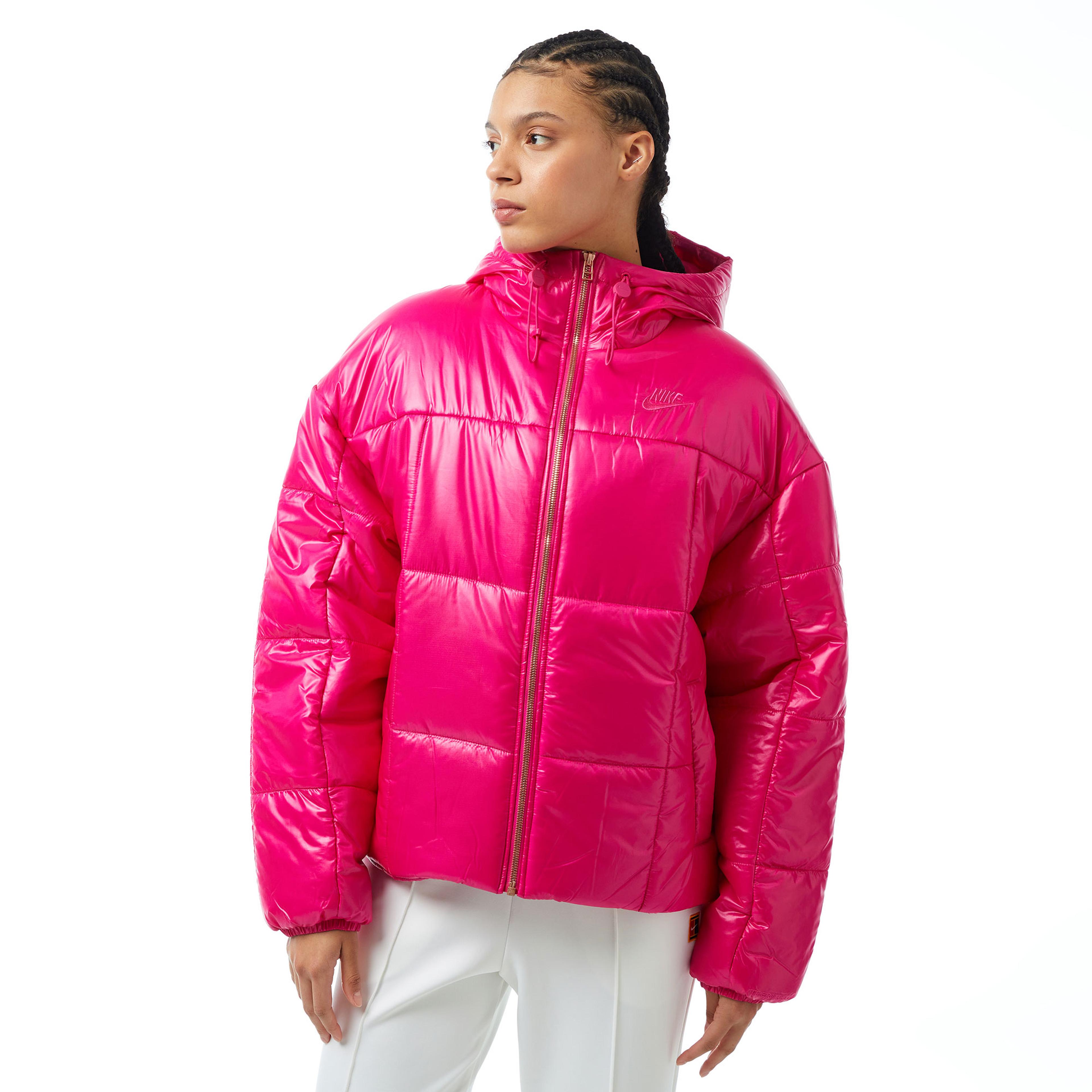 Nike Sportswear Classic Puffer Shine Kadın Pembe Mont