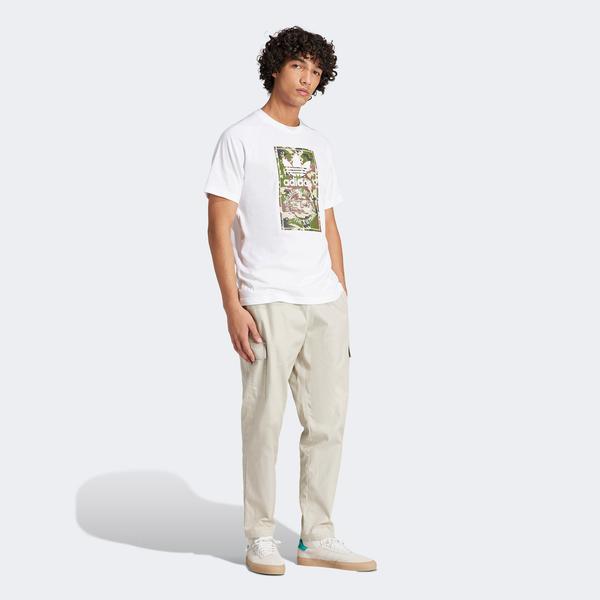 adidas Originals Camo Tongue Erkek Beyaz T-Shirt