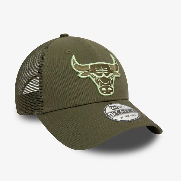 New Era Nba 9Forty Trucker Chibul  Novgrf Unisex Yeşil Şapka_3