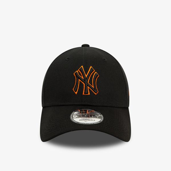 New Era Team Outline 9Forty Neyyan  Blkdor Unisex Siyah Şapka_1