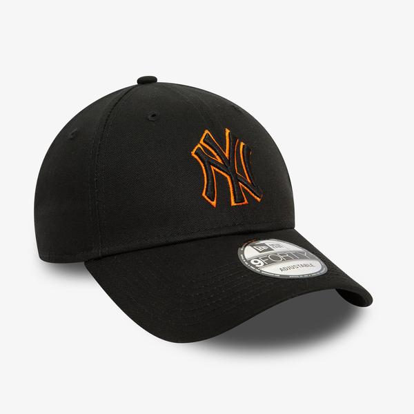 New Era Team Outline 9Forty Neyyan  Blkdor Unisex Siyah Şapka_3