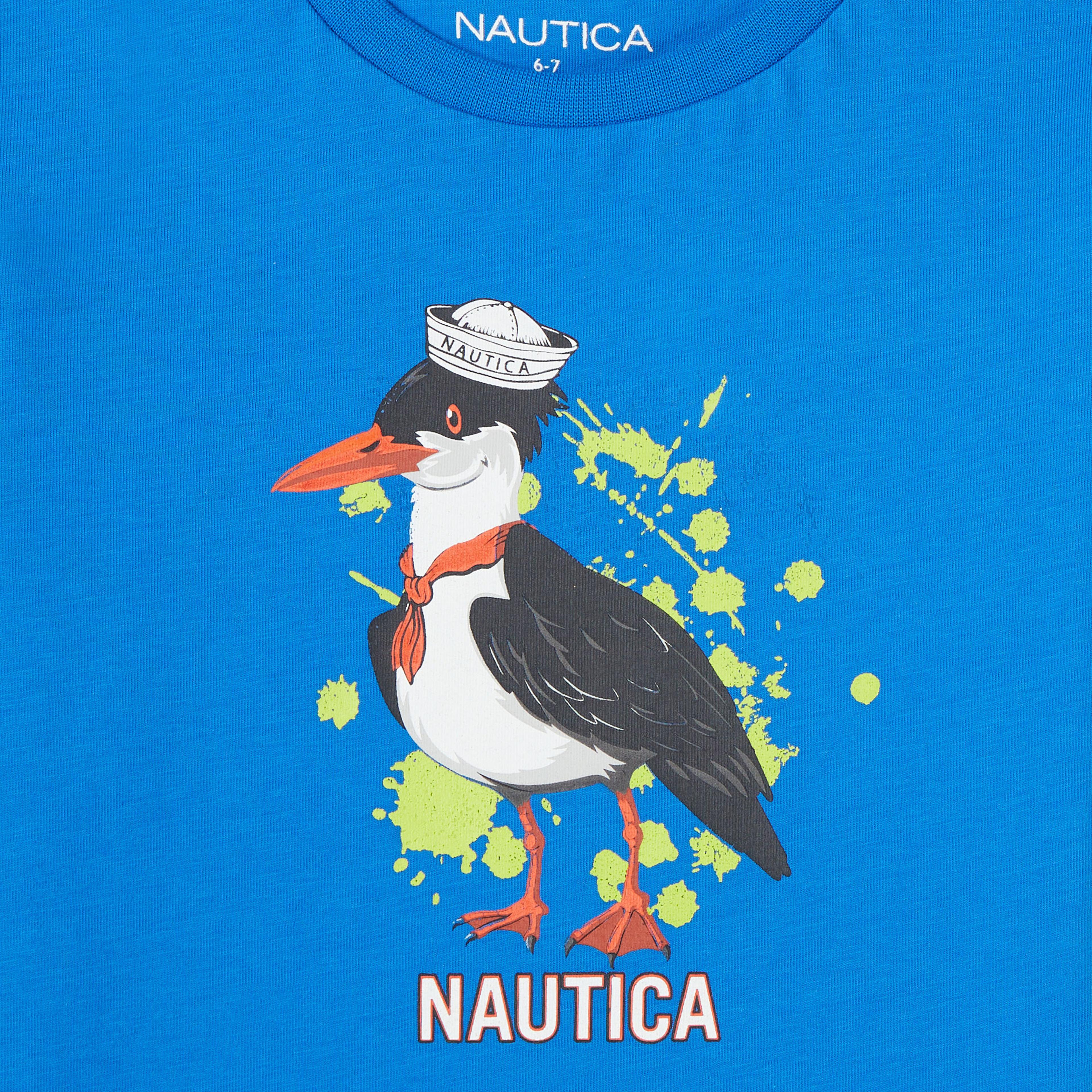 Nautica Erkek Çocuk Mavi Standart Fit T-Shirt