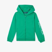 Nautica Erkek Çocuk Yeşil Standart Fit Sweatshirt