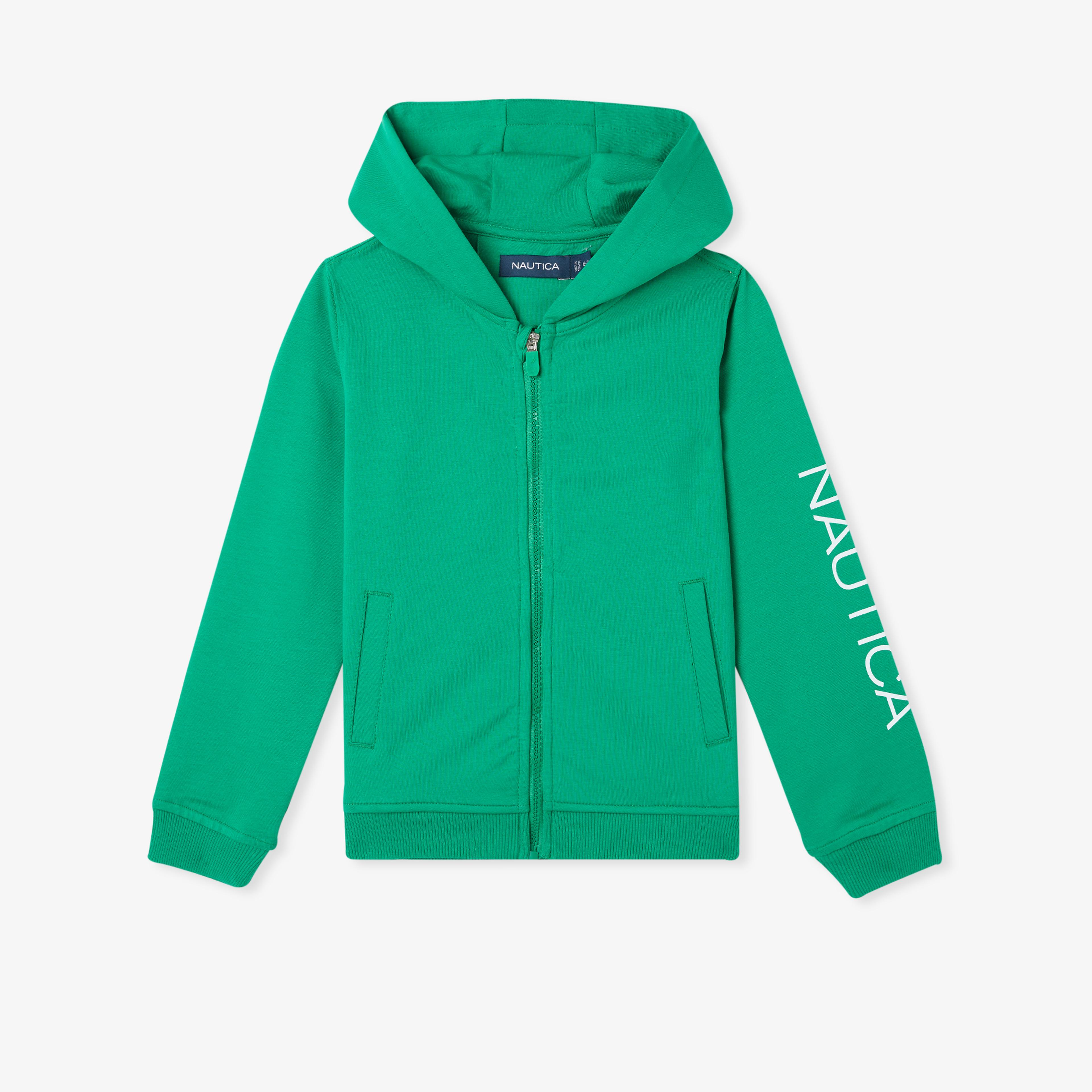 Nautica Erkek Çocuk Yeşil Standart Fit Sweatshirt