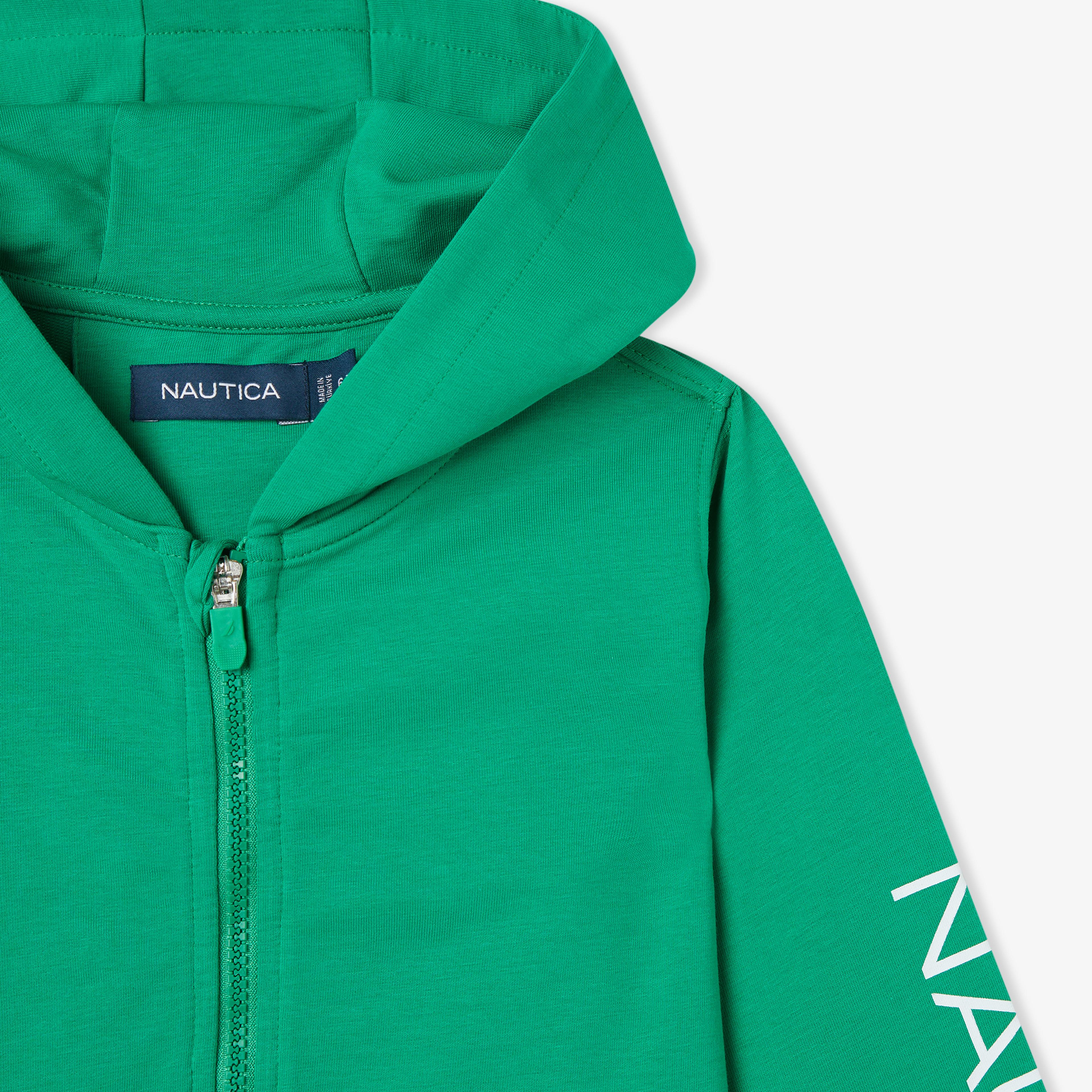 Nautica Erkek Çocuk Yeşil Standart Fit Sweatshirt