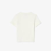 Lacoste Çocuk Bisiklet Yaka Beyaz T-Shirt