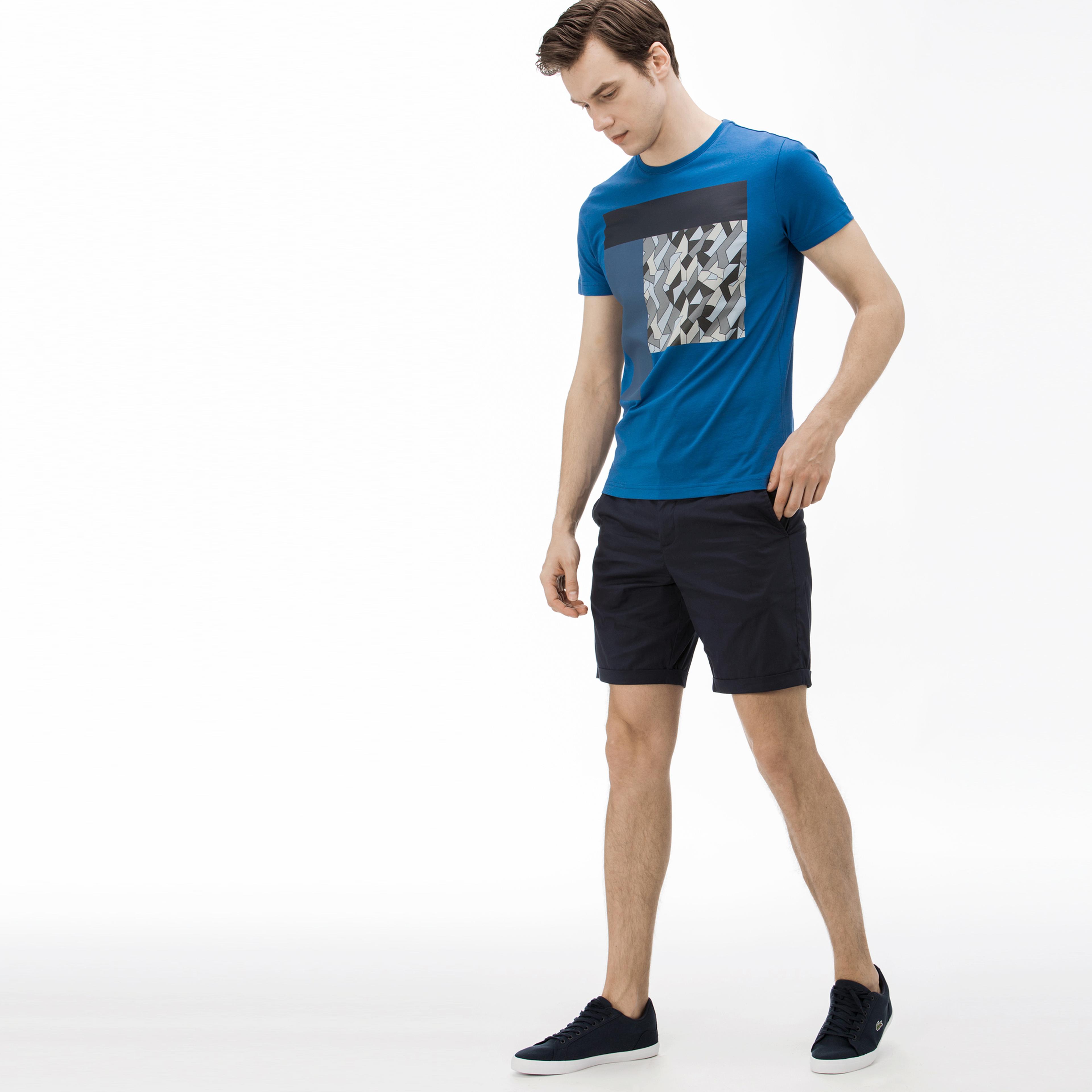 Lacoste Erkek Slim Fit Lacivert Bermuda