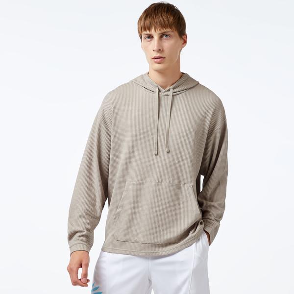Under Armour Rival Waffle Erkek Kahverengi Hoodie