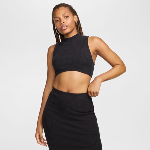 Nike Sportswear Chill Knit Kadın Siyah T-Shirt_1