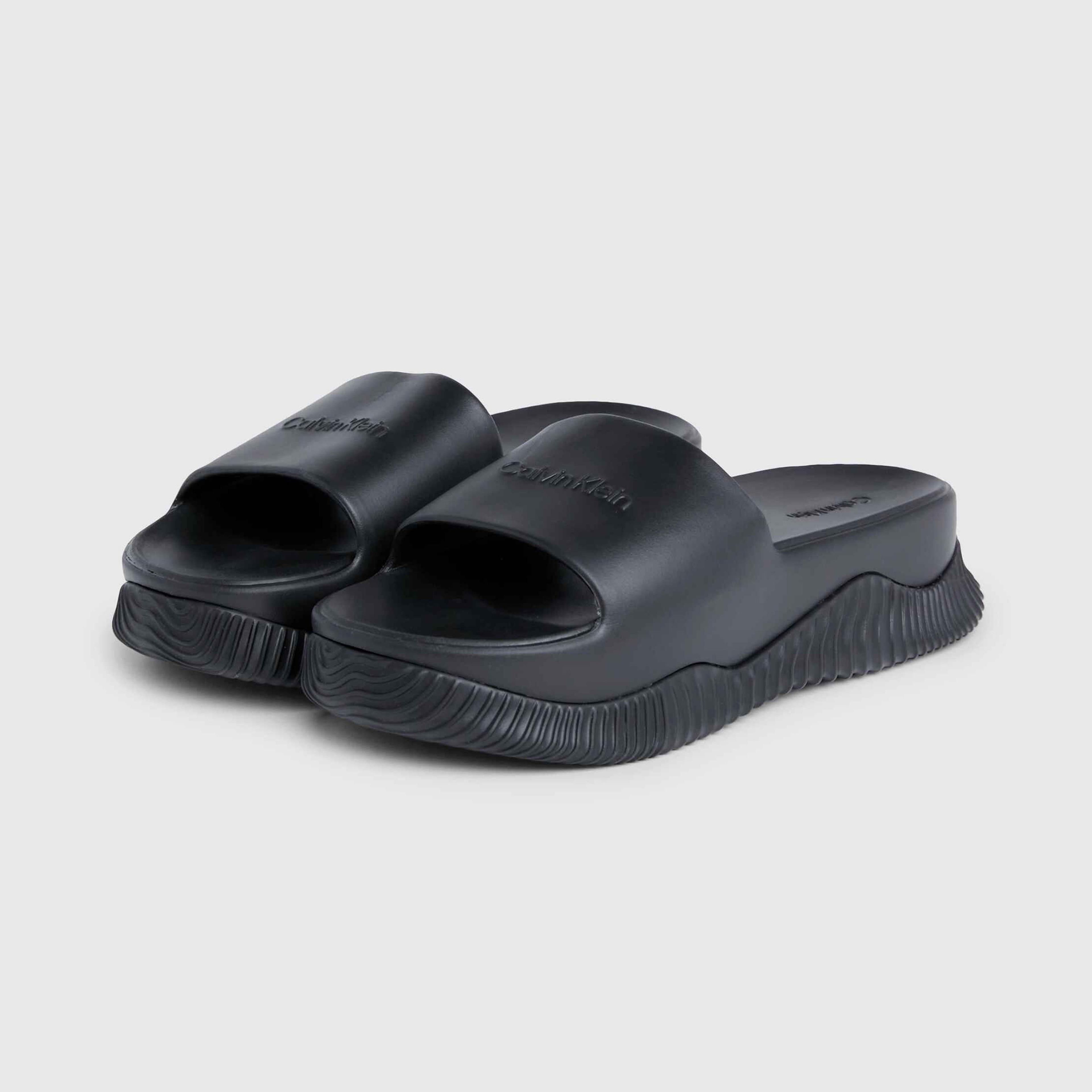 Calvin Klein Platform Lug Kadın Siyah Terlik