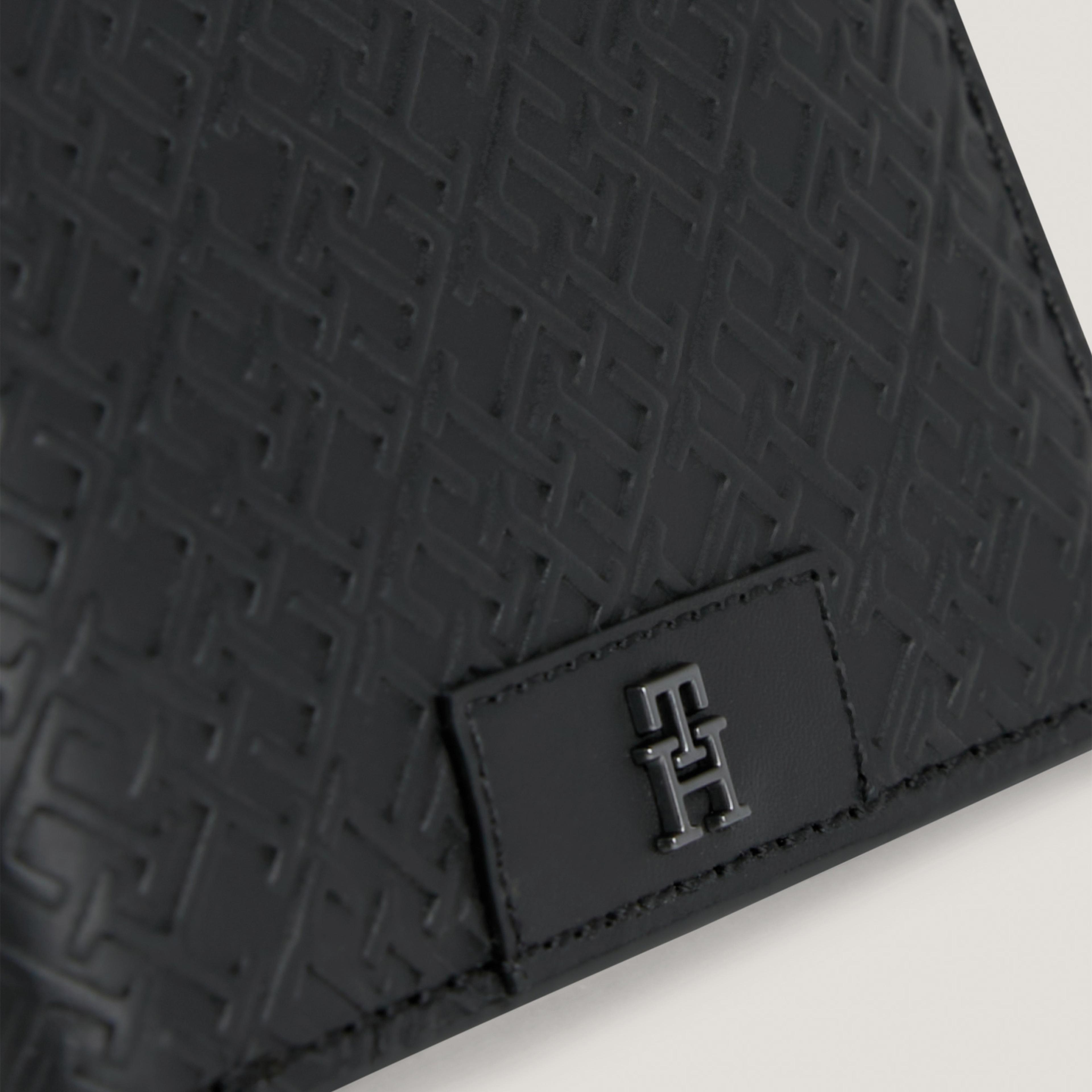 Tommy Hilfiger Monogram Mini Erkek Siyah Cüzdan