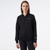 Champion Hooded Full Zip Kadın Siyah Eşofman Üstü