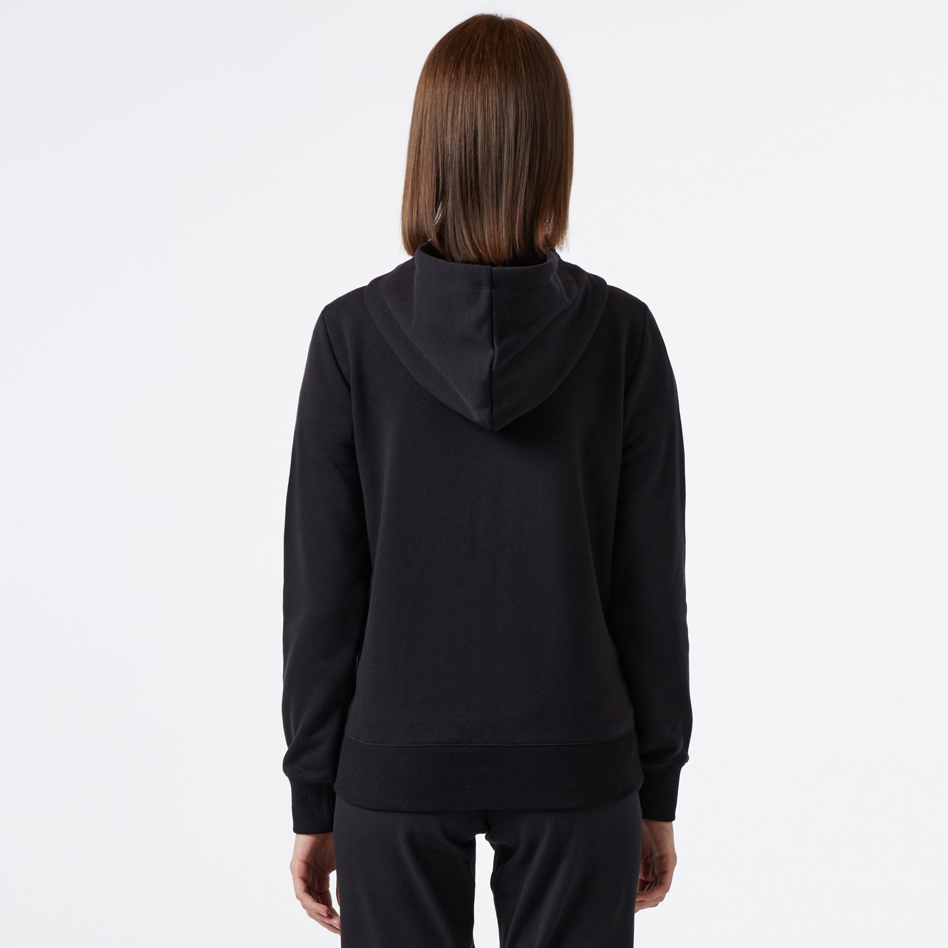 Champion Hooded Full Zip Kadın Siyah Eşofman Üstü
