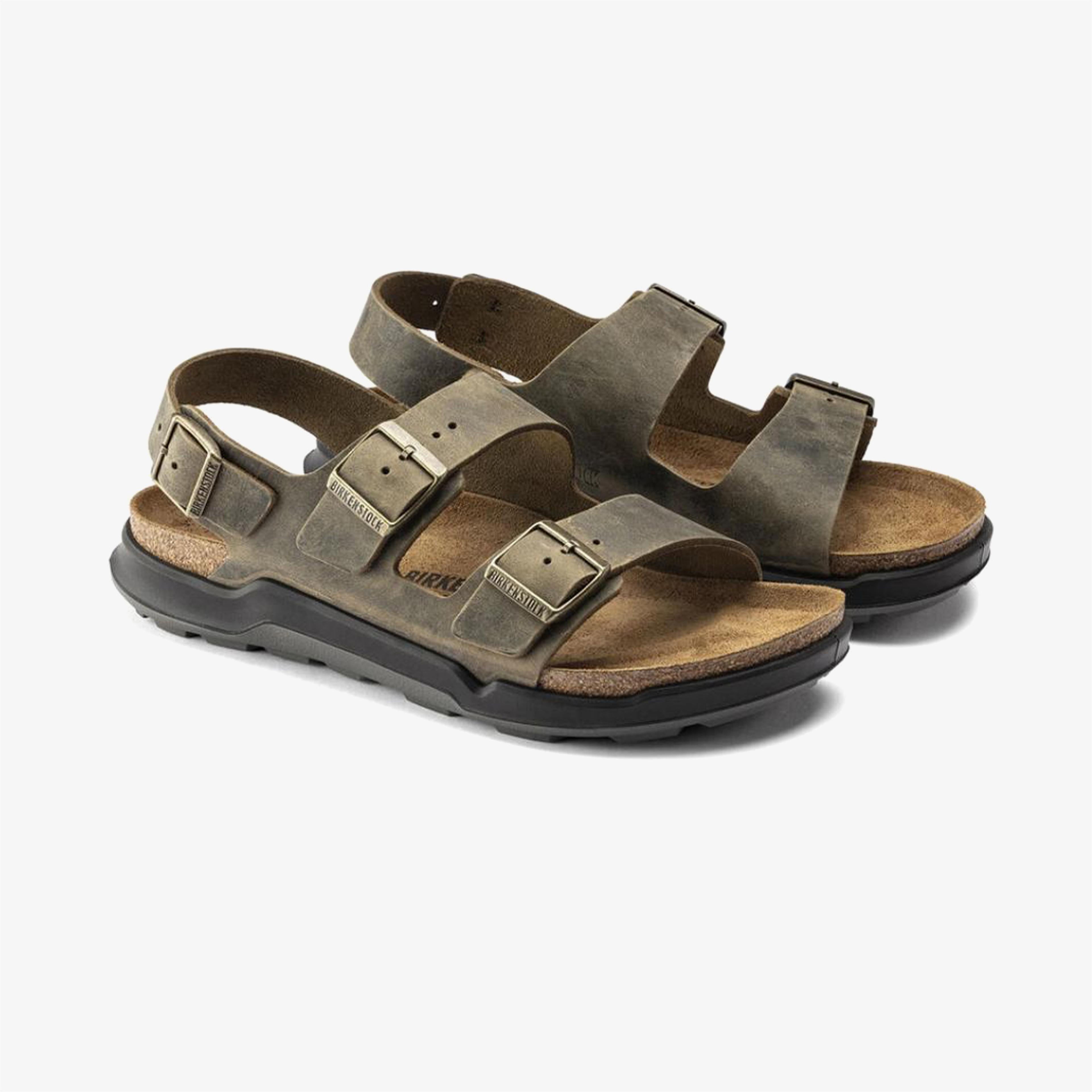 Birkenstock Milano Ct Bf Artic Old Erkek Haki Terlik