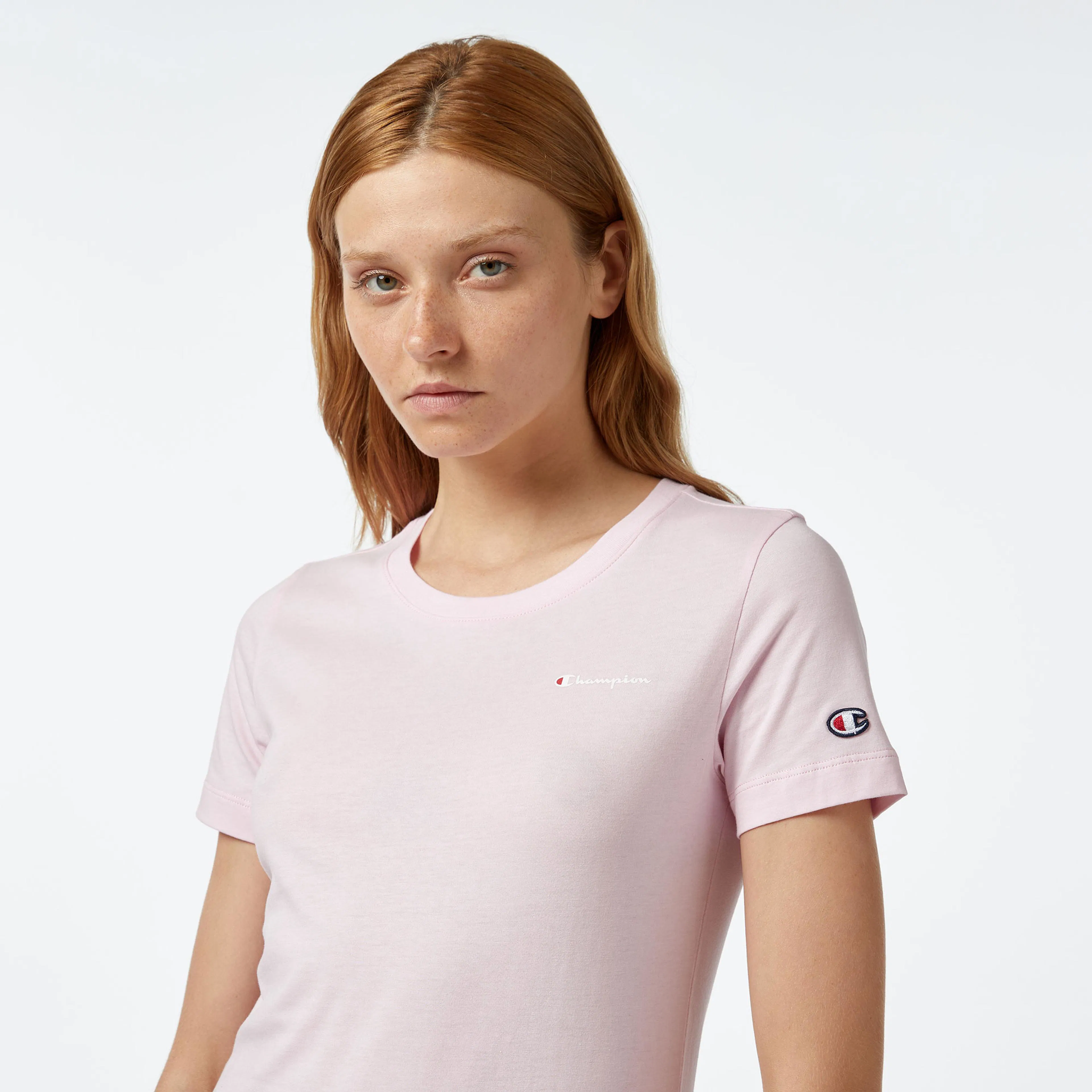 Champion Crewneck Kadın Pembe T-Shirt