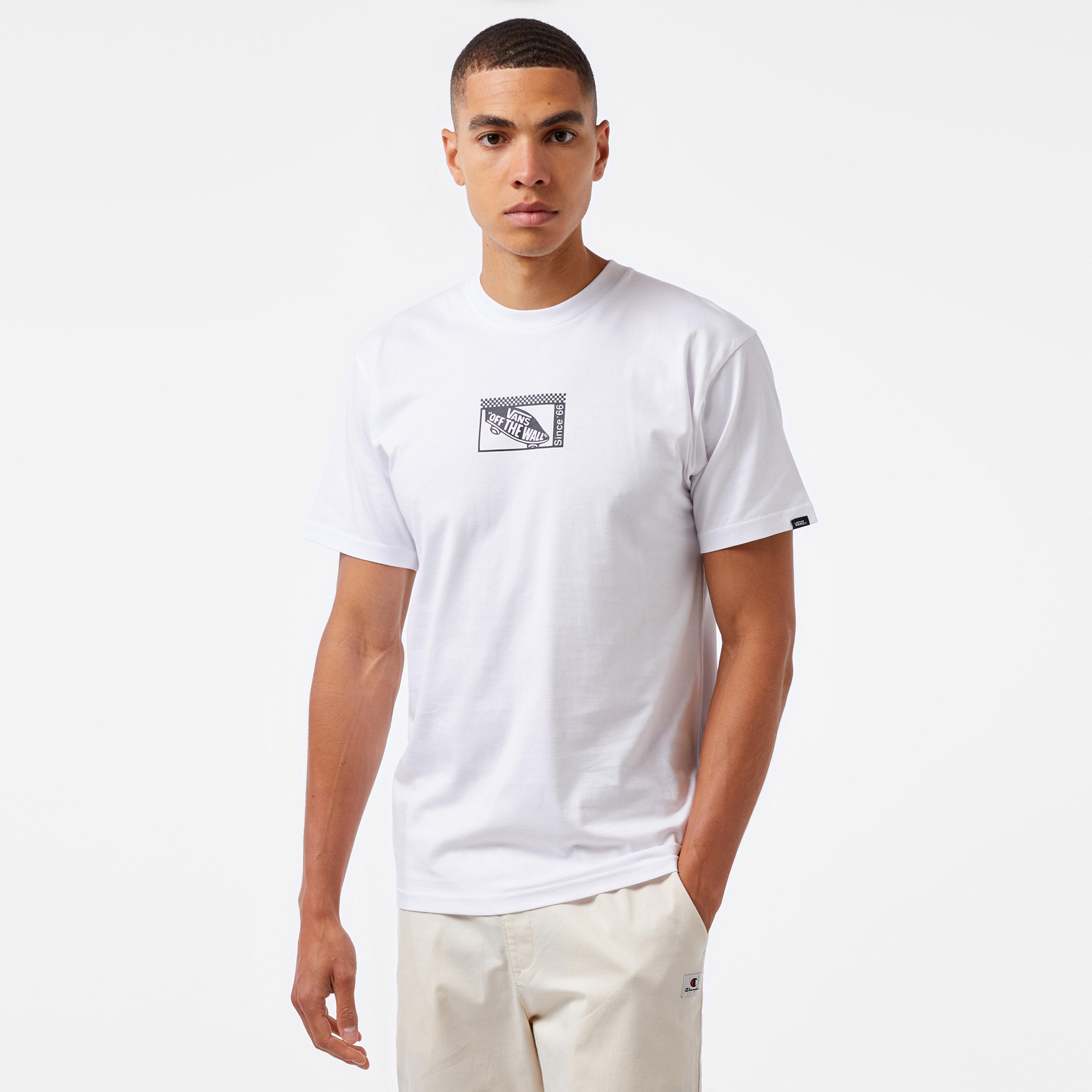 Vans Tech Box Erkek Beyaz T-Shirt