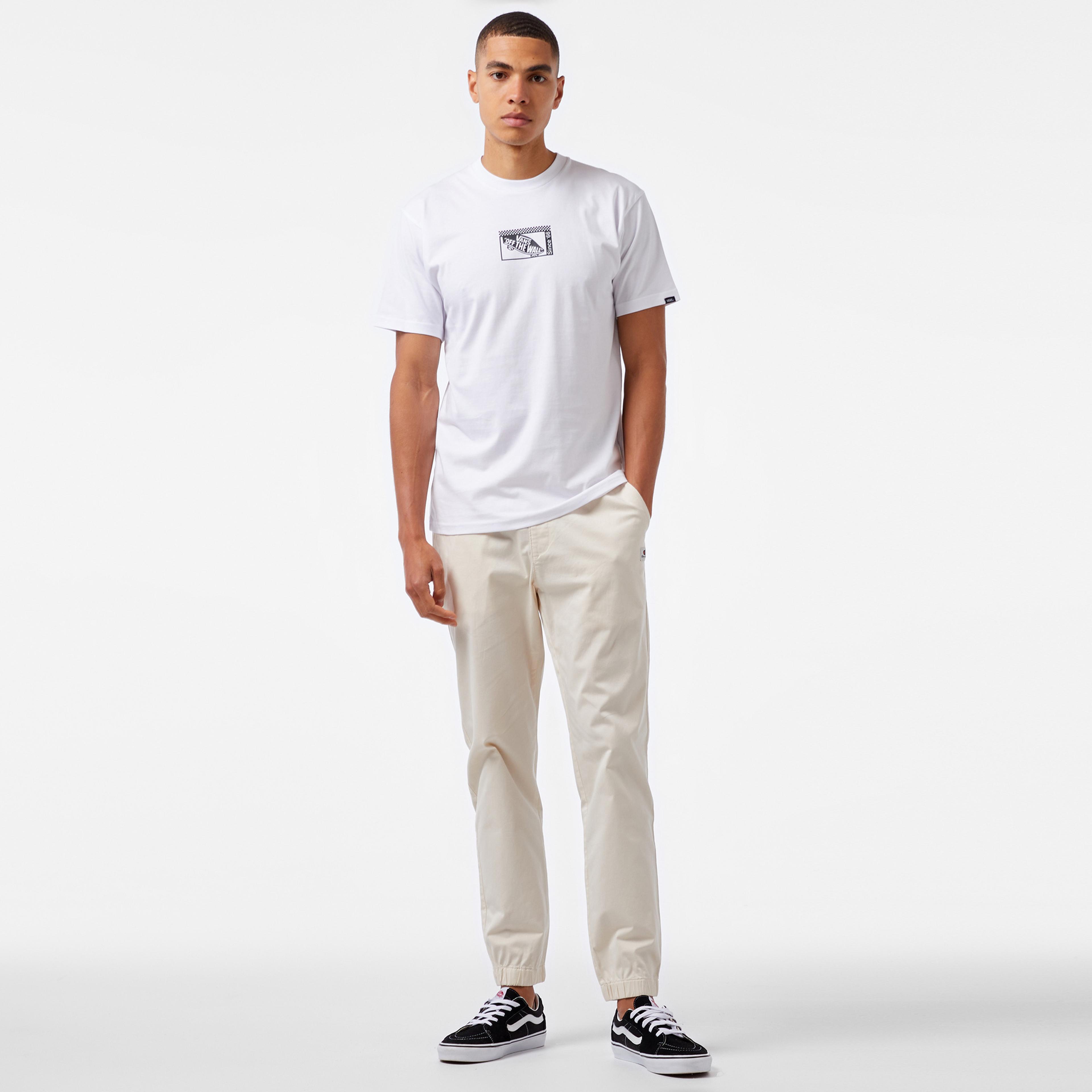 Vans Tech Box Erkek Beyaz T-Shirt