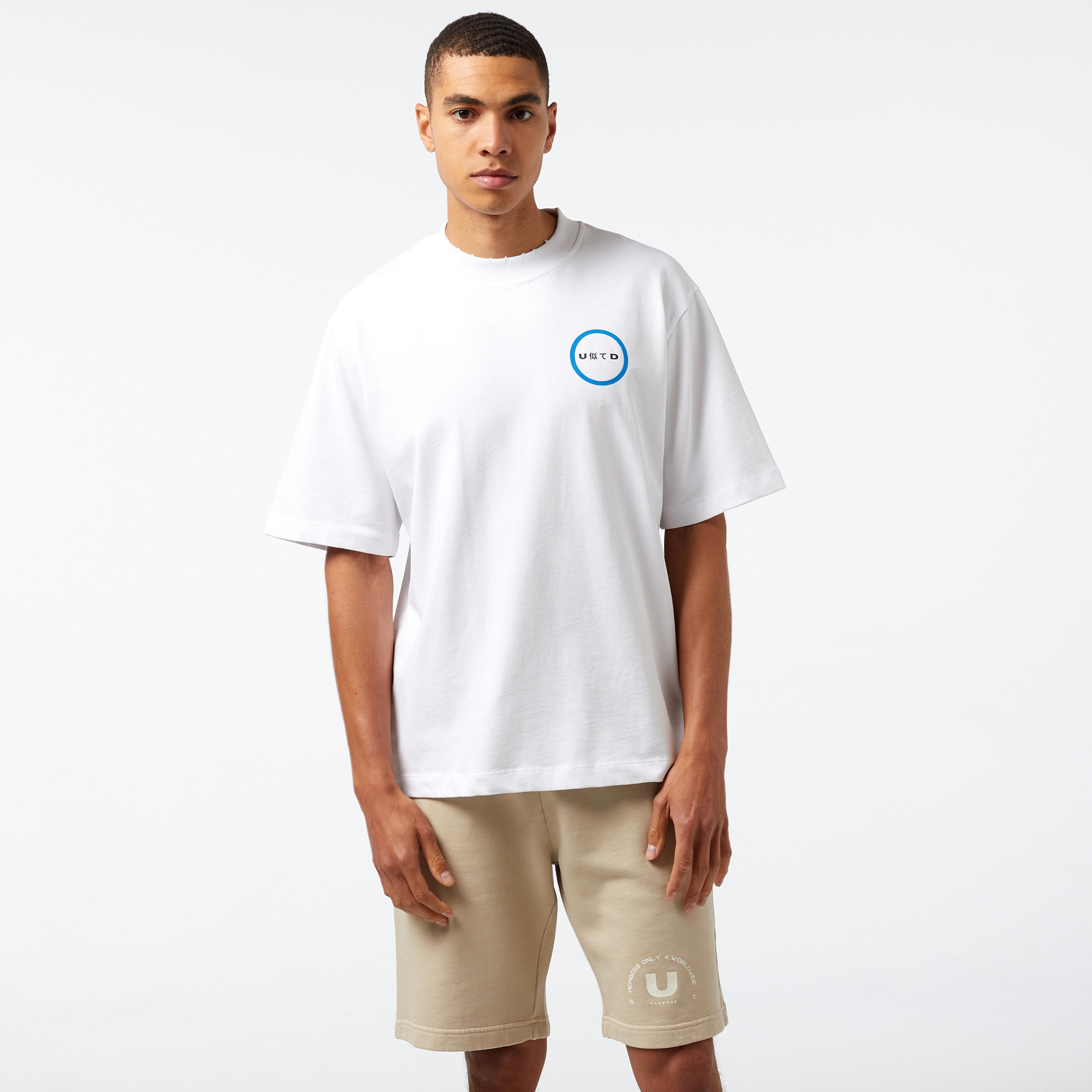 United4 Classic Erkek Beyaz T-Shirt