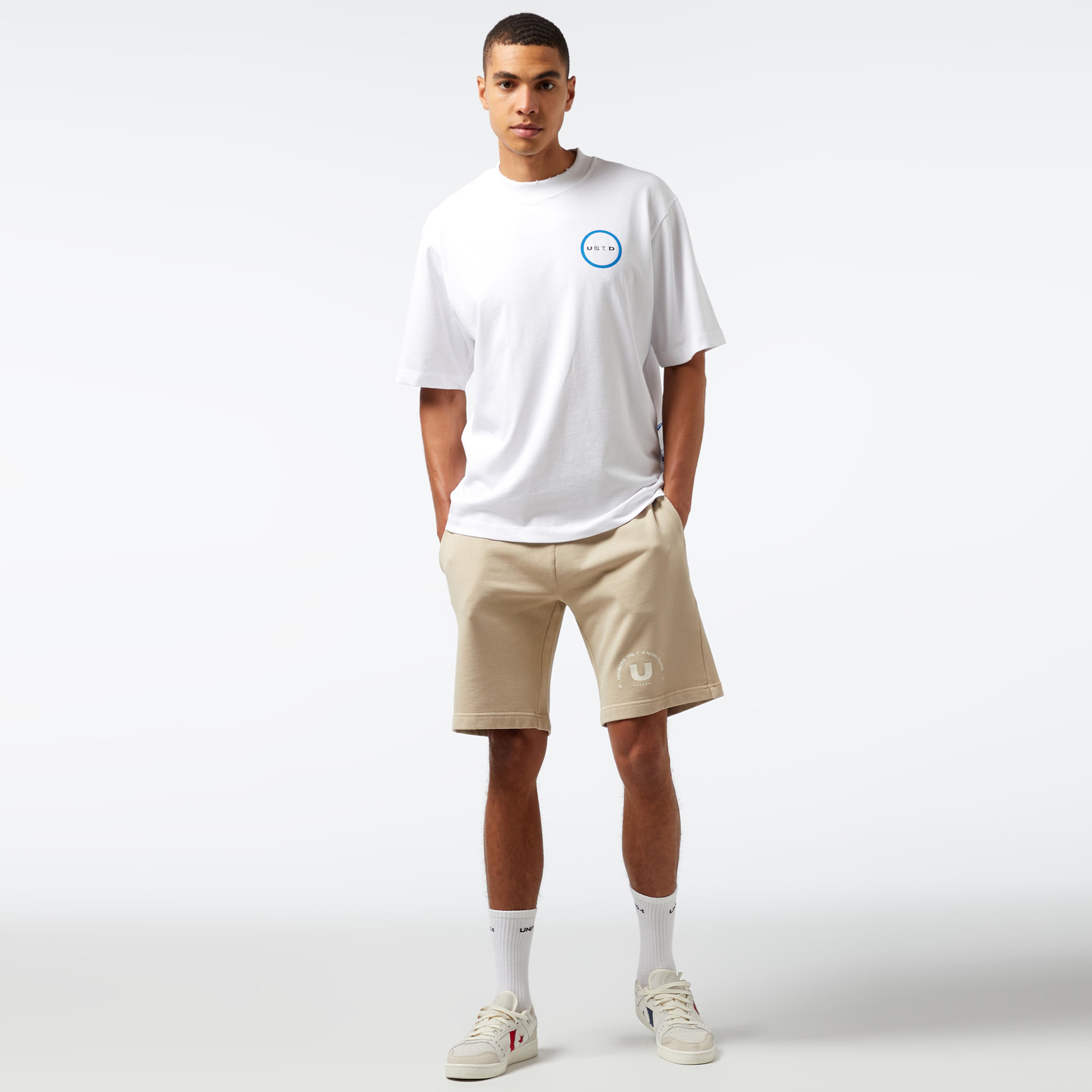 United4 Classic Erkek Beyaz T-Shirt