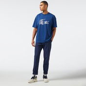 Lacoste Erkek Relaxed Fit Bisiklet Yaka Baskılı Lacivert T-Shirt