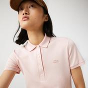 Lacoste Kadın Slim Fit Açık Pembe Polo Yaka Elbise