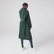 Lacoste Kadın Gömlek Yaka Yeşil Mont