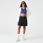 Lacoste SPORT Kadın Tapered Fit Kolsuz Bisiklet Yaka Desenli Mor Bra