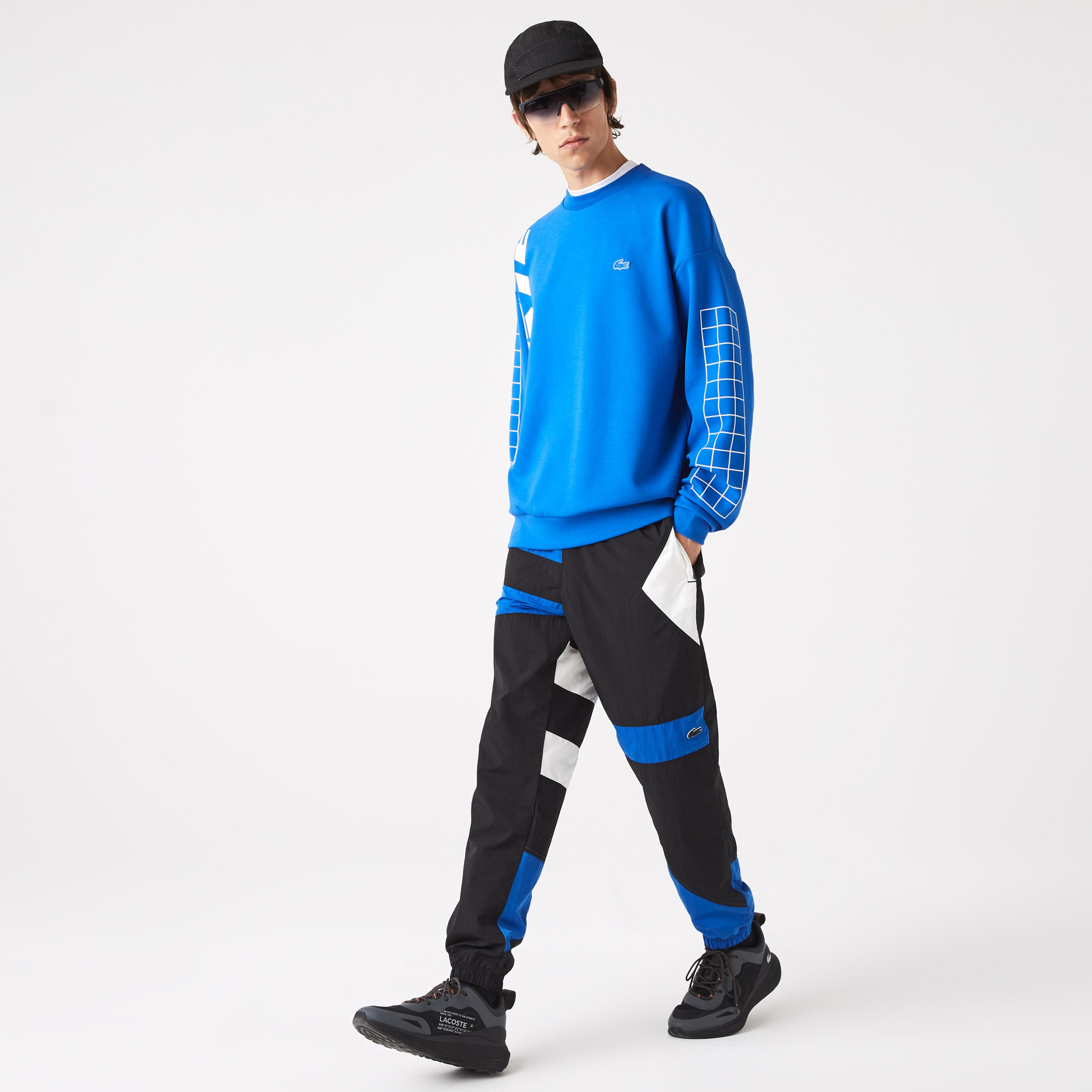 Lacoste Active Erkek Regular Fit Renk Bloklu Lacivert Eşofman Altı